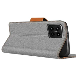 Xiaomi 14 - Jeanslook Klapphülle mit Kartenfach