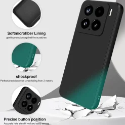 Xiaomi 15 - Slim Silikon Backcover Schwarz