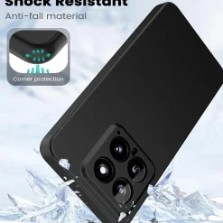Xiaomi 14 - Slim Silikon Backcover Schwarz