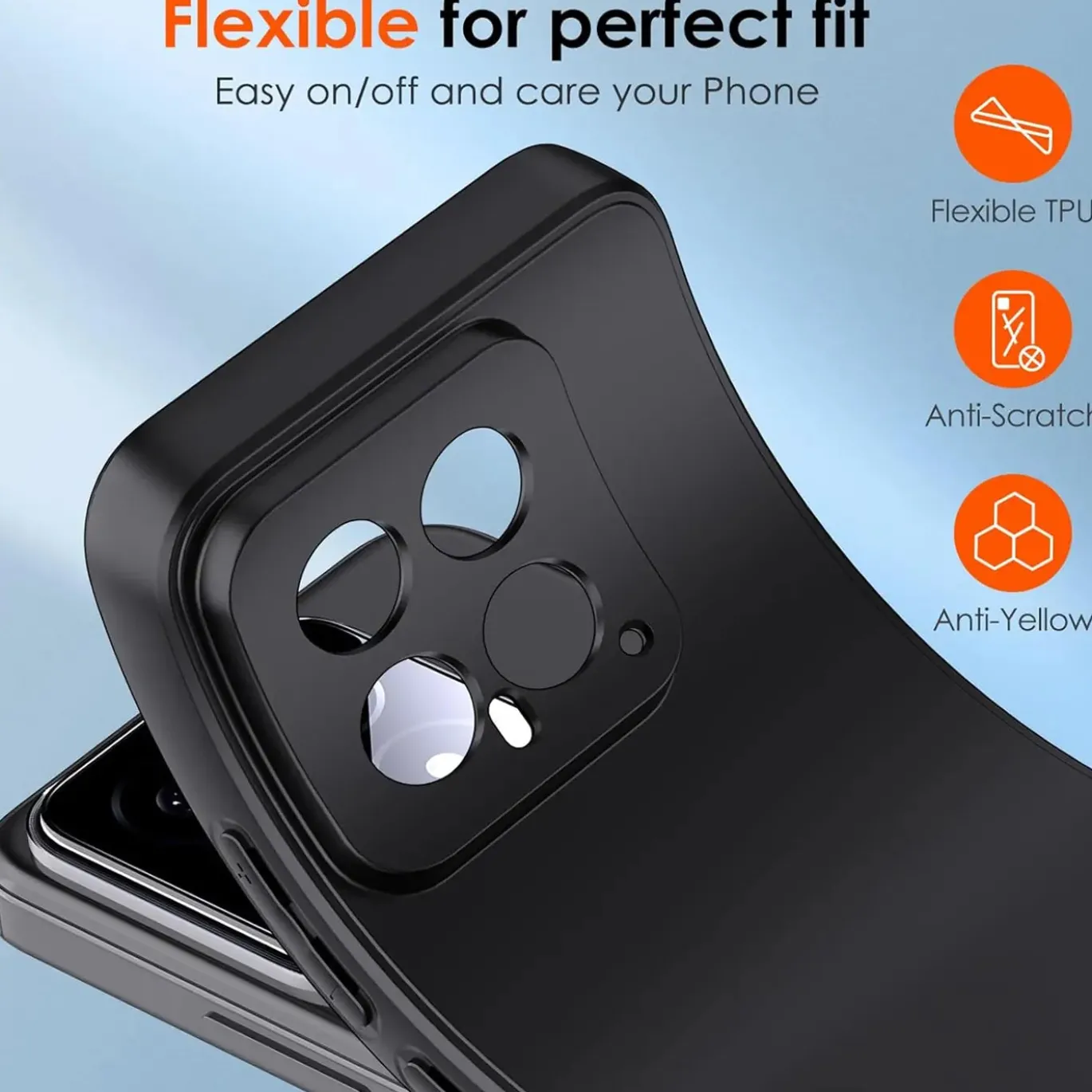 Xiaomi 14 - Slim Silikon Backcover Schwarz