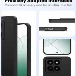Xiaomi 14 - Slim Silikon Backcover Schwarz