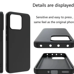 Xiaomi 13 - Slim Silikon Backcover Schwarz