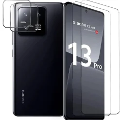 Xiaomi 13 Pro - 9H Displayschutzfolie 2x Display & Kamera