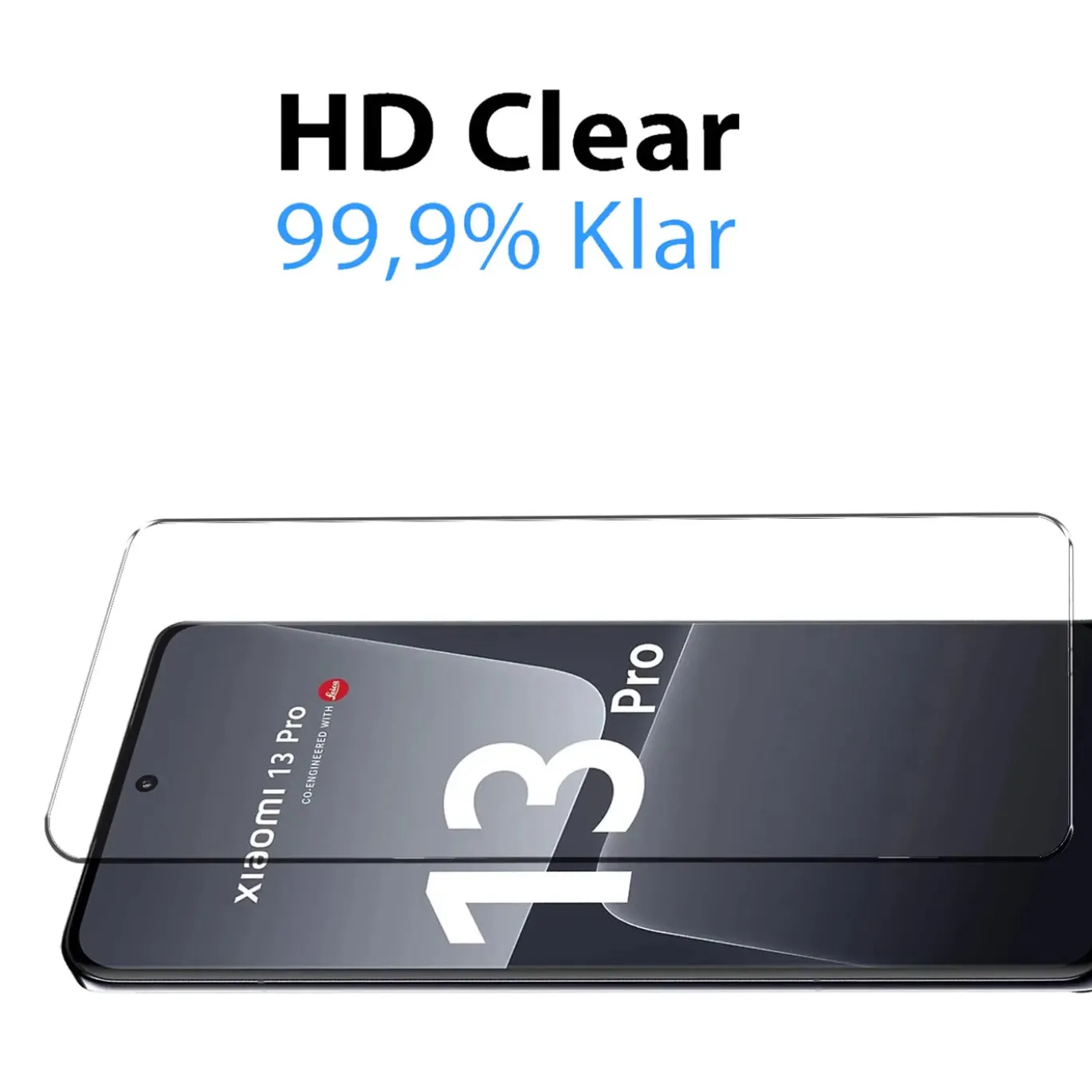 Xiaomi 13 Pro - 9H Displayschutzfolie 2x Display & Kamera