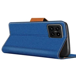 Xiaomi 14 Pro - Jeanslook Klapphülle mit Kartenfach