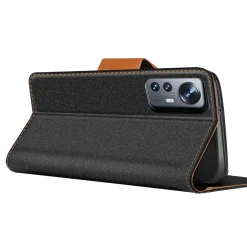 Xiaomi 12 Pro - Jeanslook Klapphülle mit Kartenfach