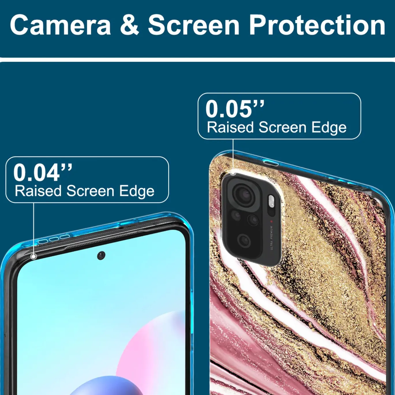 Xiaomi 12 Pro - Marmor & Sand Design Hülle