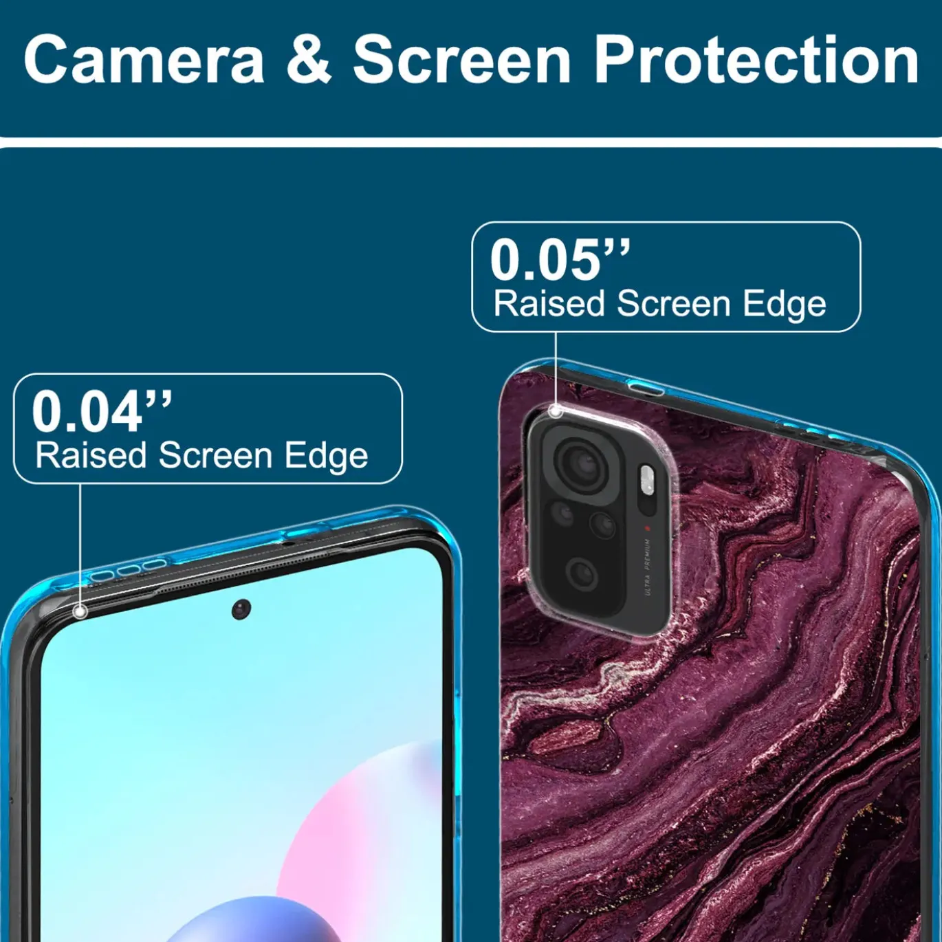 Xiaomi 12 Pro - Marmor & Sand Design Hülle