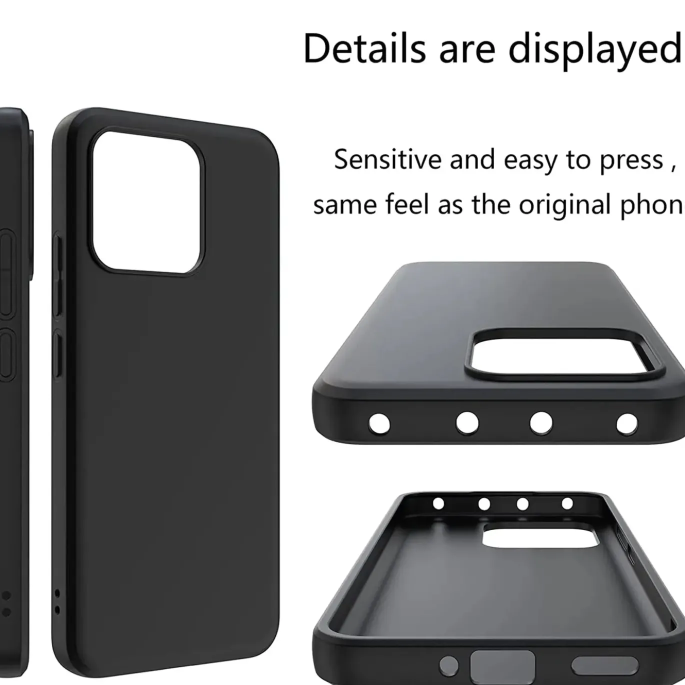 Xiaomi 13 Pro - Slim Silikon Backcover Schwarz