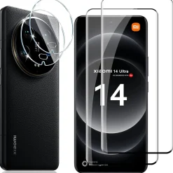 Xiaomi 14 Ultra - 9H Displayschutzfolie 2x Display & Kamera