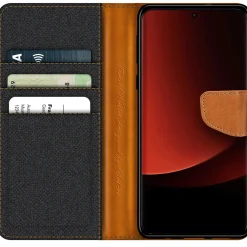 Xiaomi 13 Ultra - Jeanslook Klapphülle mit Kartenfach
