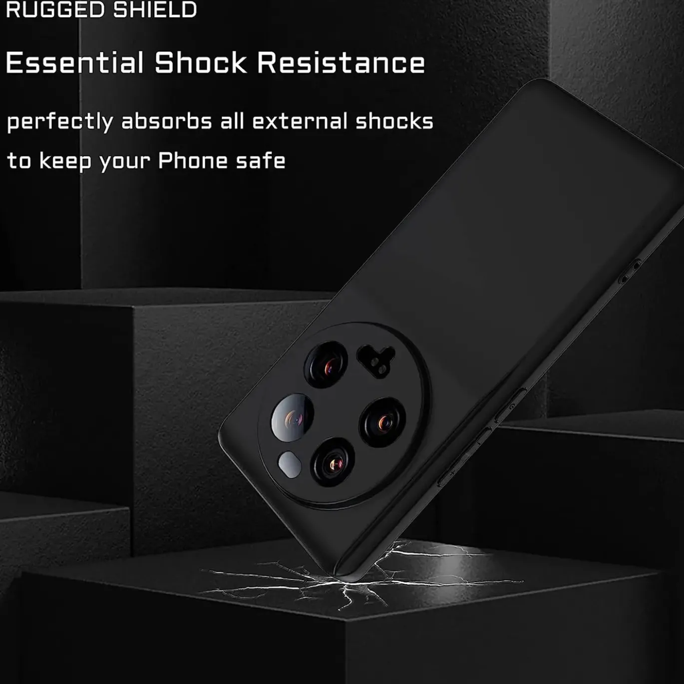 Xiaomi 13 Ultra - Slim Silikon Backcover Schwarz