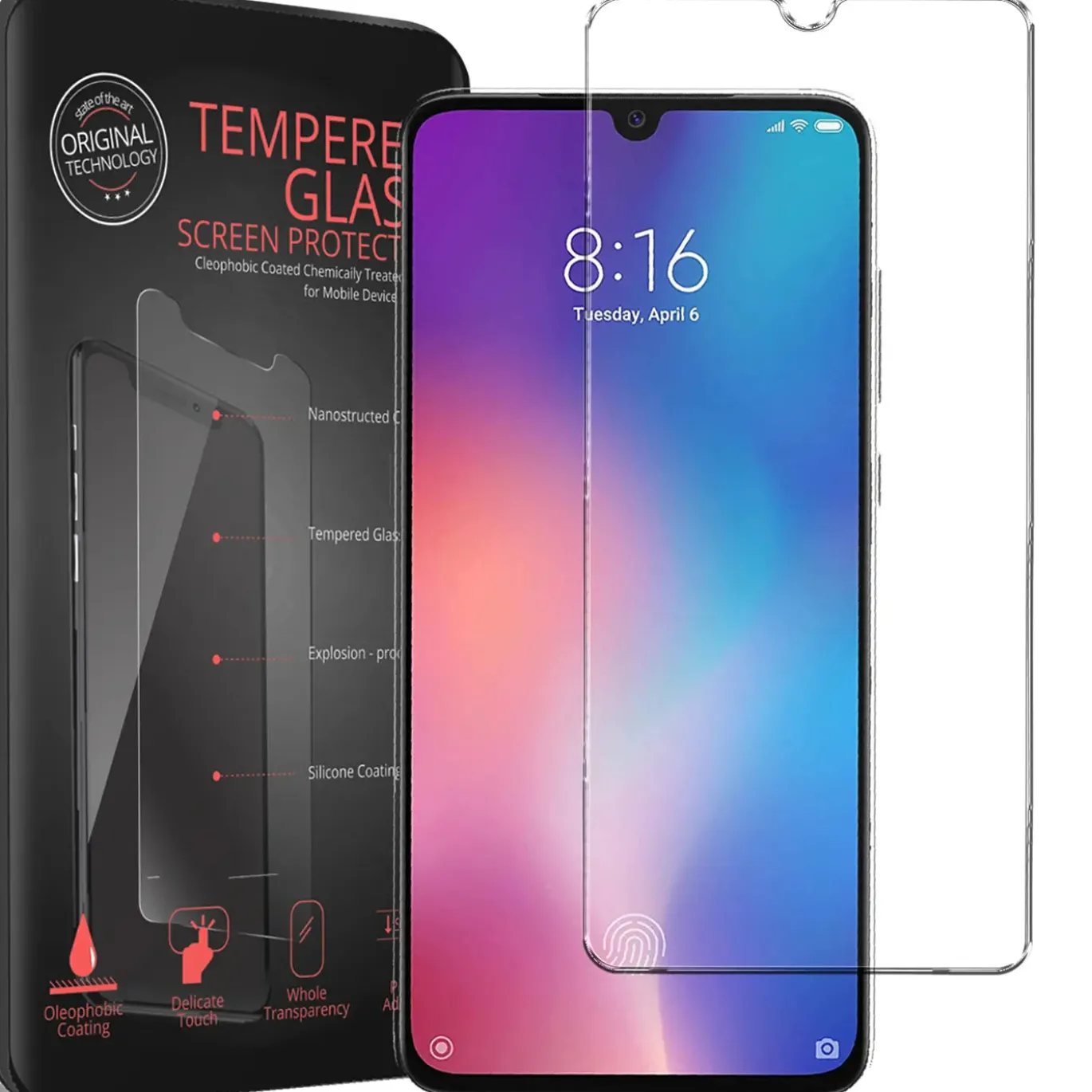 Xiaomi Mi 9 - 2x 9H Panzer Glasfolie, Displayfolie