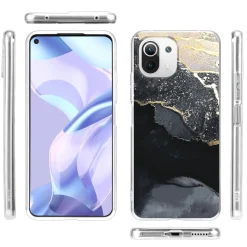 Xiaomi Mi 11 Lite 4G/5G - Marmor & Sand Design Hülle