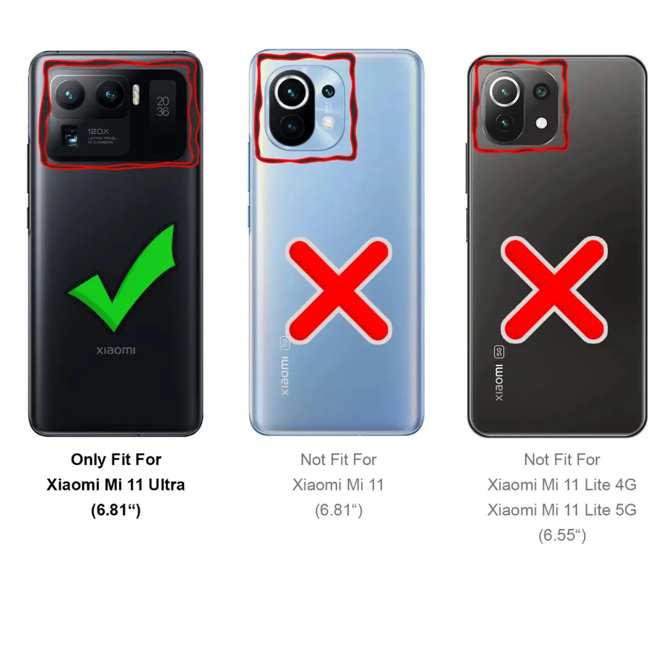 Xiaomi Mi 11 Ultra - Klapphülle mit Kartenfächern