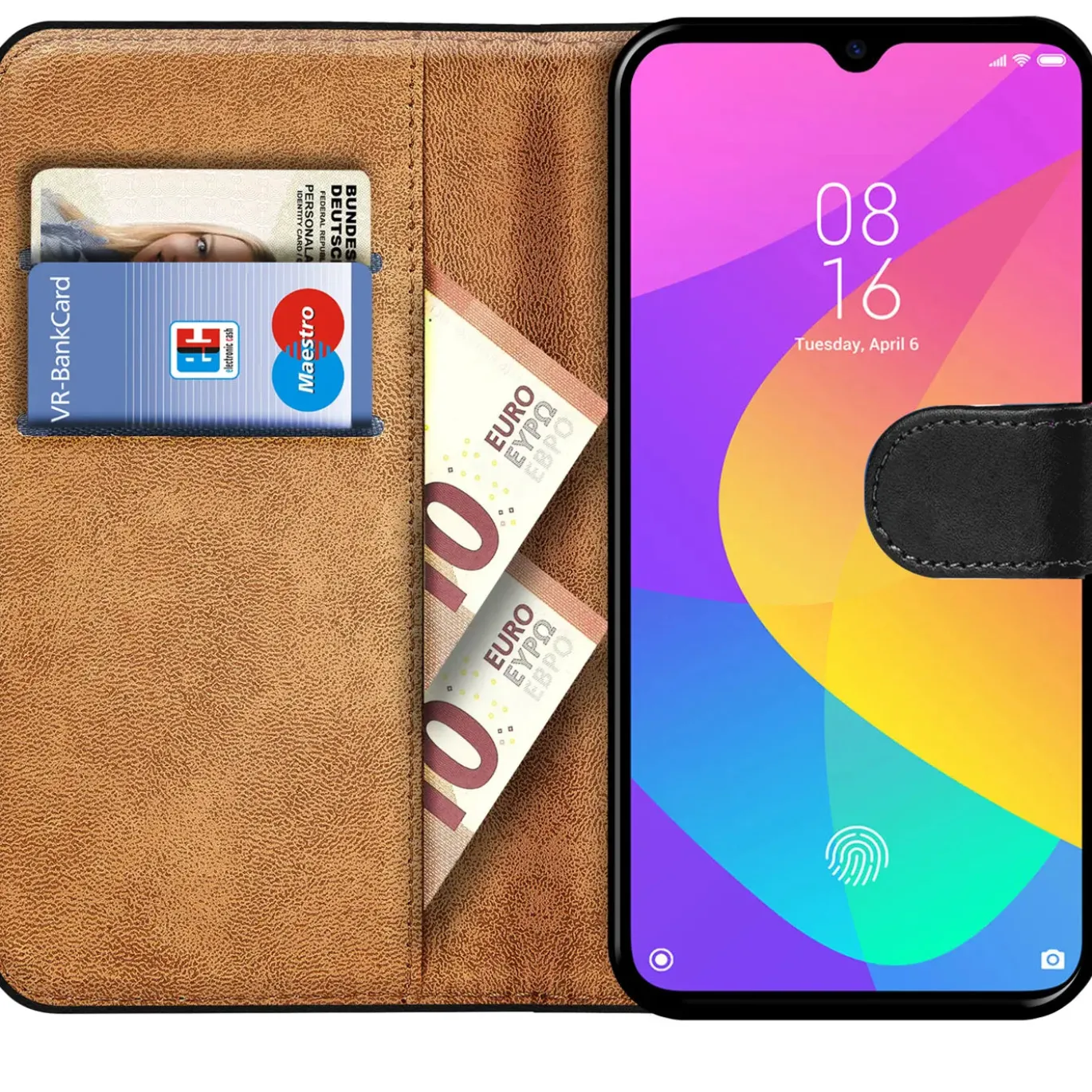 Xiaomi Mi A3 - Klapphülle mit Kartenfächern