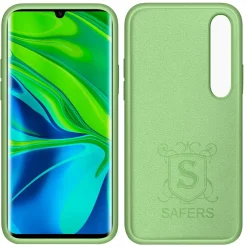 Xiaomi Mi Note 10 / Mi Note 10 Pro - Silikon Case mit Mikrofaser-Innenseite