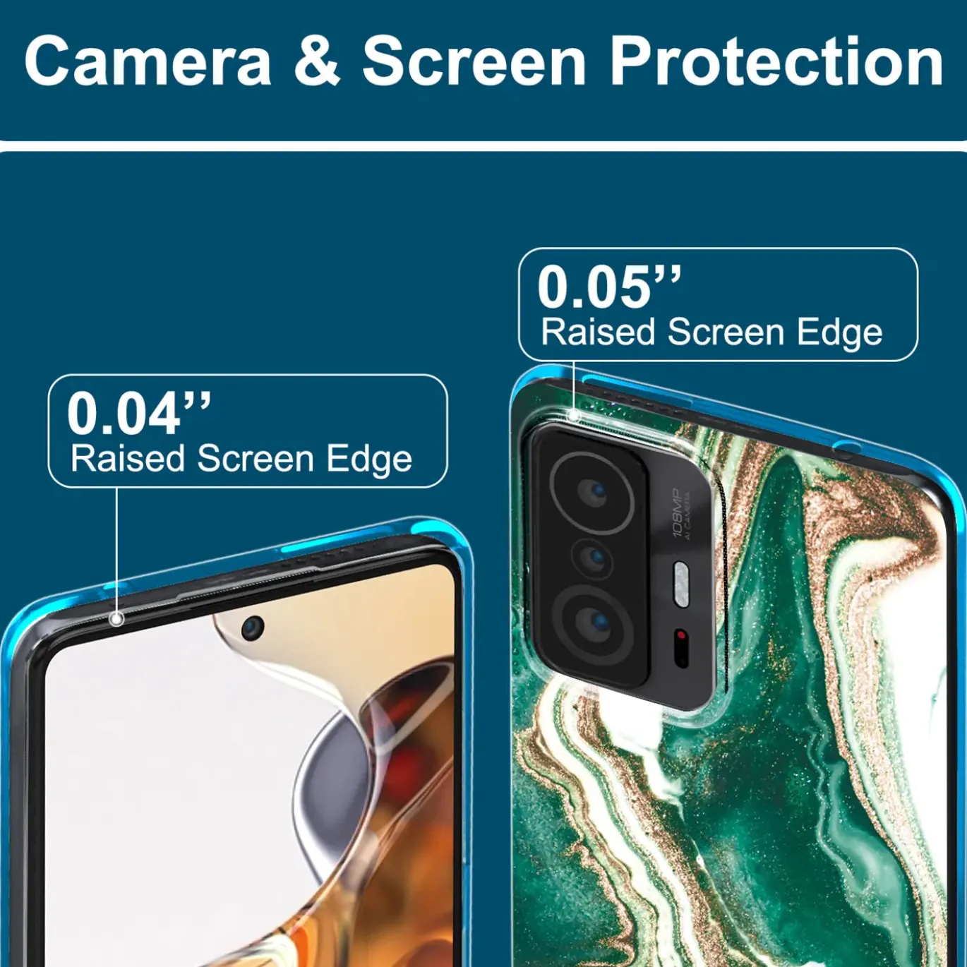 Xiaomi Mi 11T / Mi 11T Pro - Marmor & Sand Design Hülle