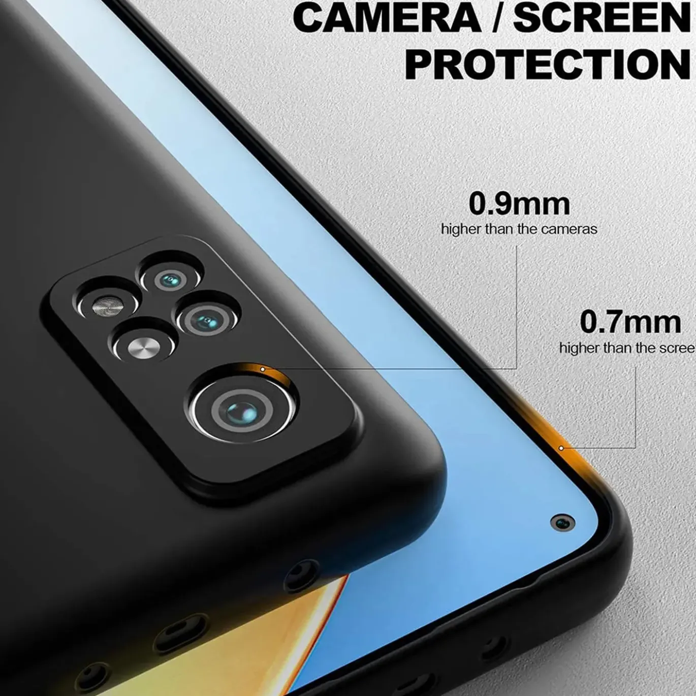 Xiaomi Mi 10T / Mi 10T Pro - Slim Silikon Backcover Schwarz