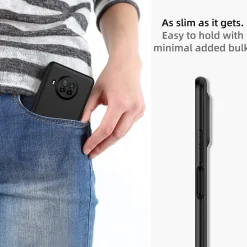 Xiaomi Mi 10T Lite - Slim Silikon Backcover Schwarz