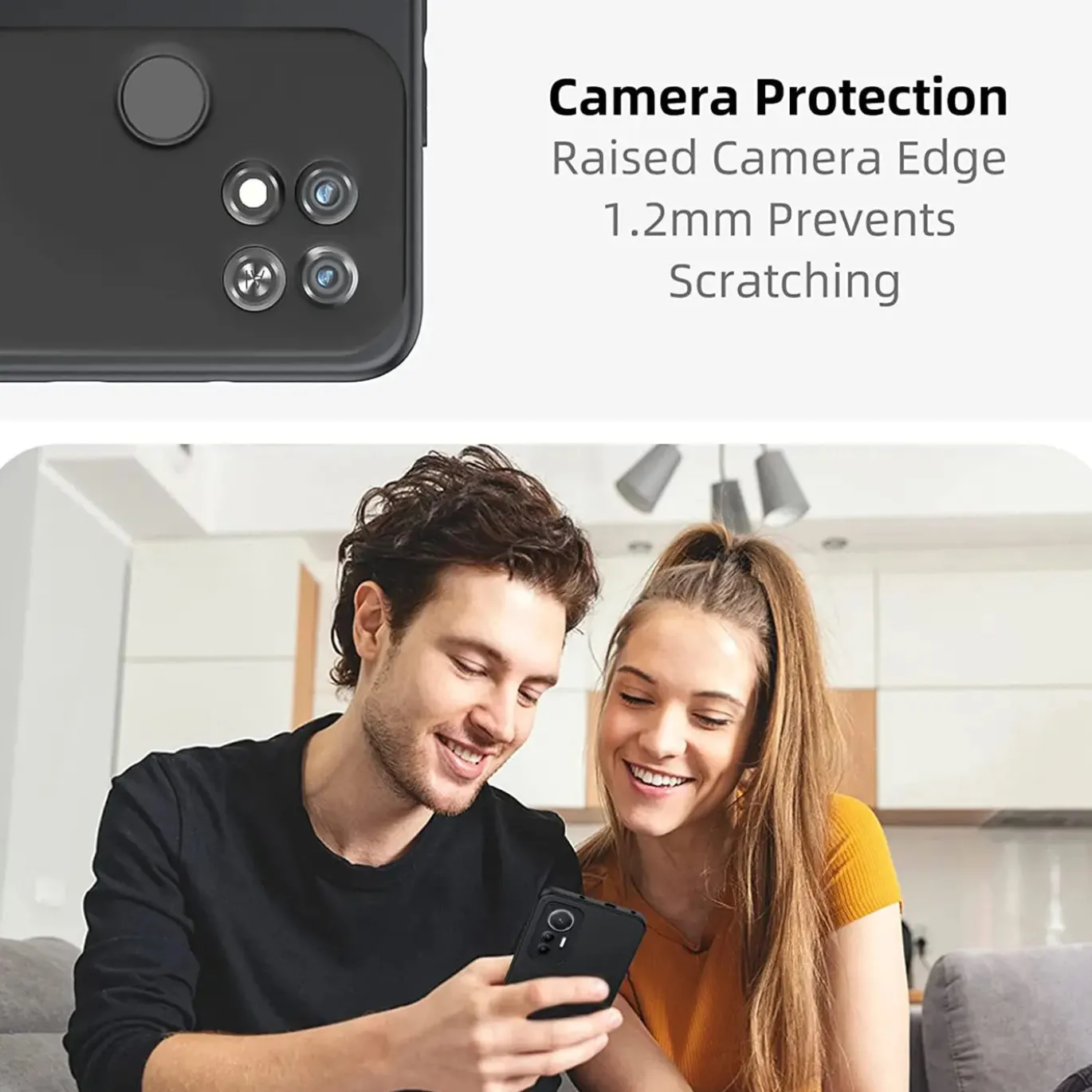 Xiaomi Poco C40 - Slim Silikon Backcover Schwarz