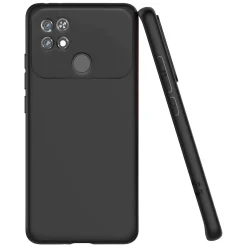 Xiaomi Poco C40 - Slim Silikon Backcover Schwarz