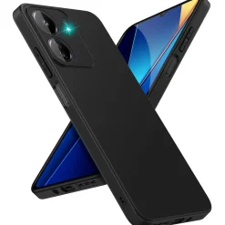 Xiaomi Poco C65 - Slim Silikon Backcover Schwarz