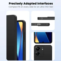 Xiaomi Poco C65 - Slim Silikon Backcover Schwarz