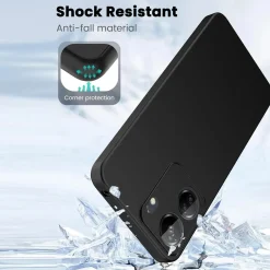 Xiaomi Poco C65 - Slim Silikon Backcover Schwarz