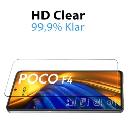 Xiaomi Poco F4 - 9H Displayschutzfolie 2x Display & Kamera