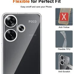 Xiaomi Poco F6 - Slim Clear Case Hülle