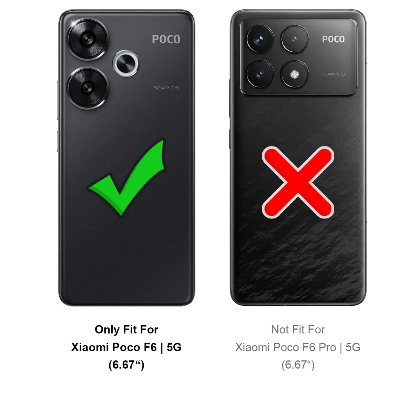 Xiaomi Poco F6 - Slim Silikon Backcover Schwarz