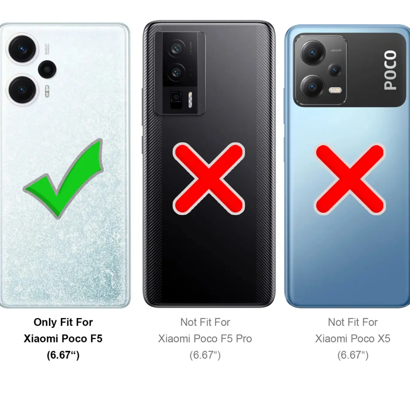 Xiaomi Poco F5 5G - Slim Clear Case Hülle