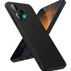 Xiaomi Poco F5 5G - Slim Silikon Backcover Schwarz