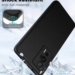 Xiaomi Poco F5 Pro 5G - Slim Silikon Backcover Schwarz