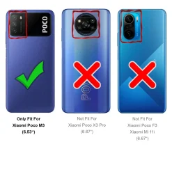 Xiaomi Poco M3 - 9H Displayschutzfolie 2x Display & Kamera