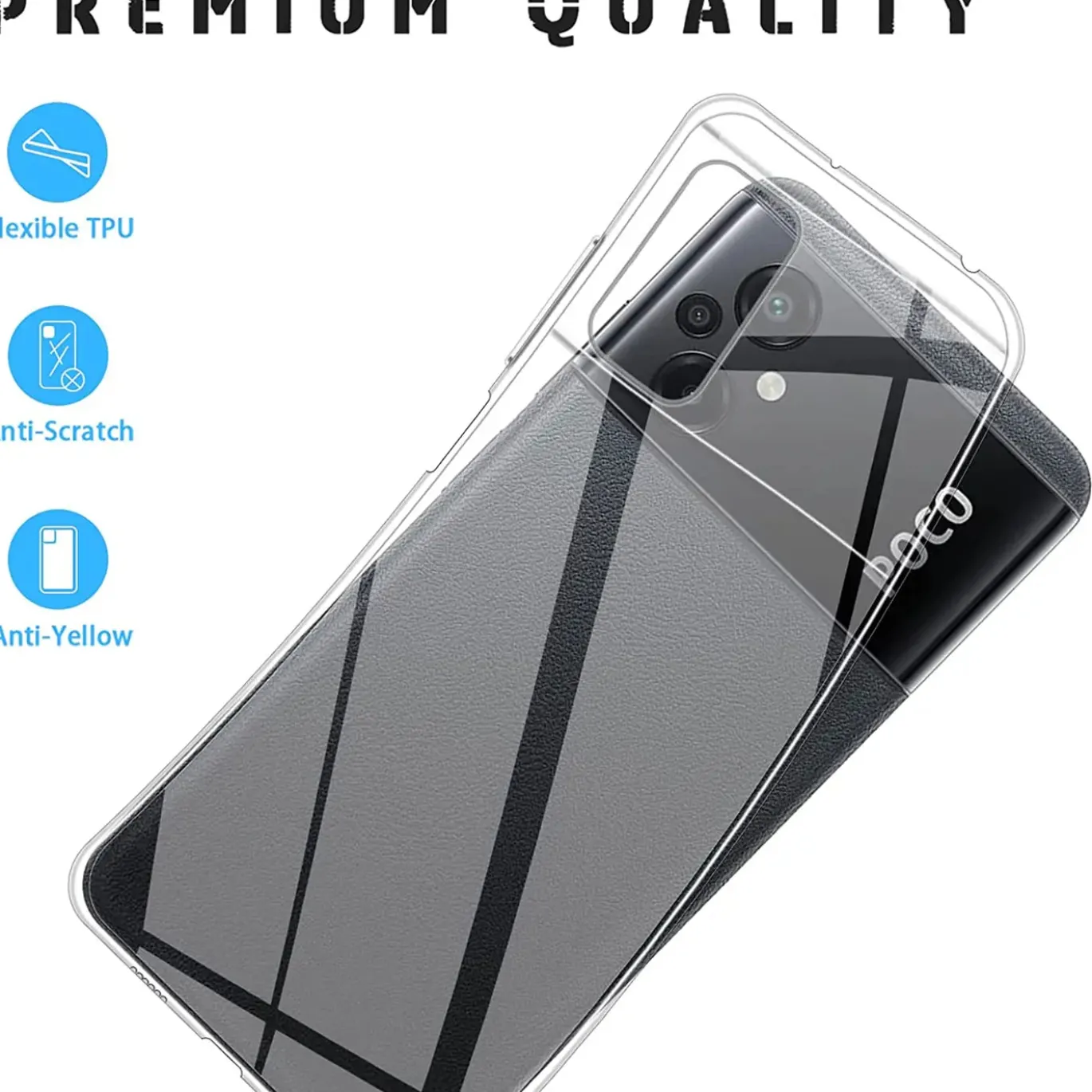 Xiaomi Poco M5 - Slim Clear Case Hülle