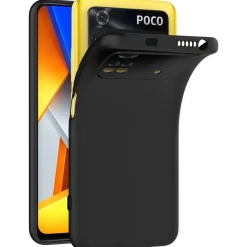 Xiaomi Poco M4 Pro - Slim Silikon Backcover Schwarz