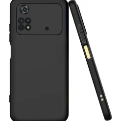 Xiaomi Poco M4 Pro - Slim Silikon Backcover Schwarz
