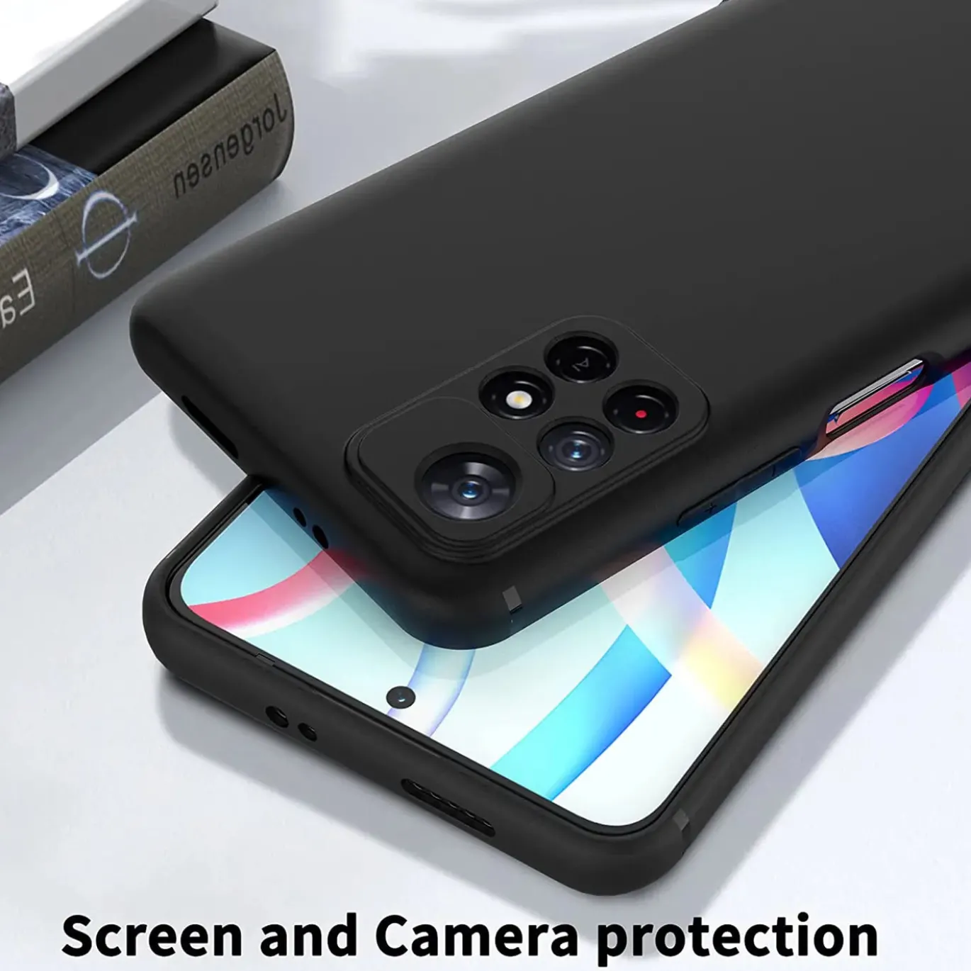 Xiaomi Poco M4 Pro 5G - Slim Silikon Backcover Schwarz