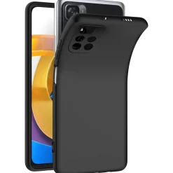 Xiaomi Poco M4 Pro 5G - Slim Silikon Backcover Schwarz