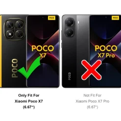 Xiaomi Poco X7 - Klapphülle mit Kartenfächern