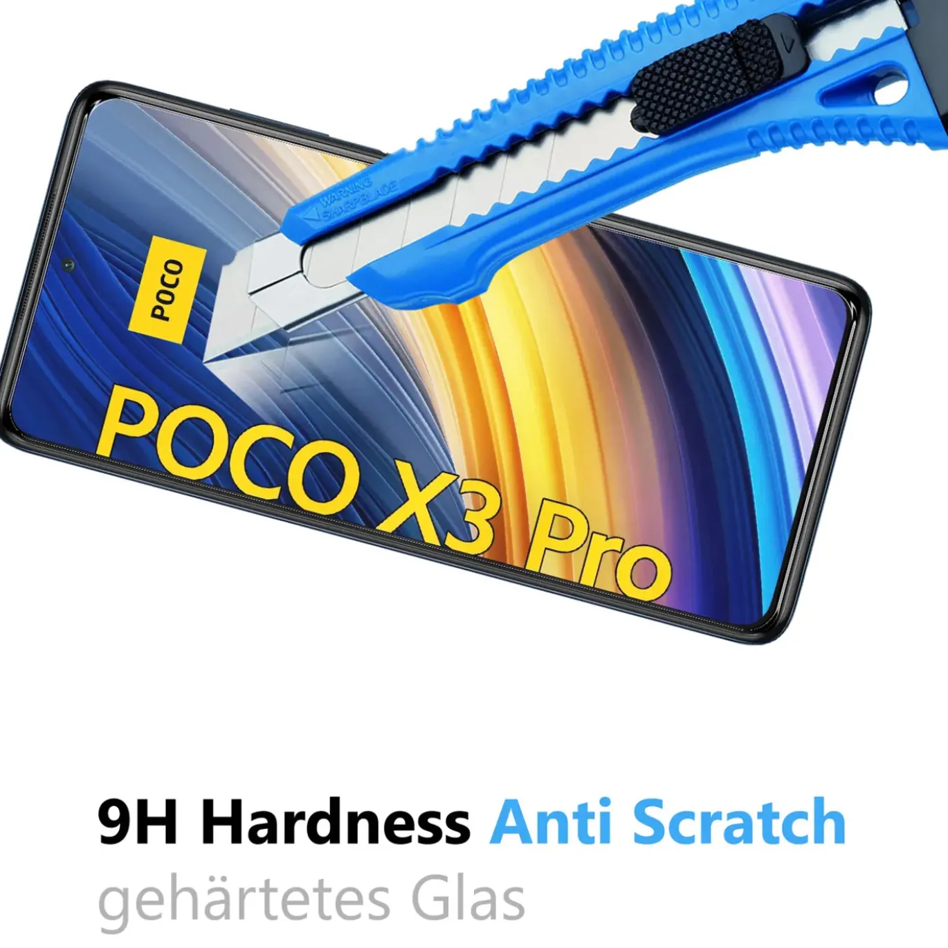 Xiaomi Poco X3 Pro - 2x 9H Panzer Glasfolie, Displayfolie