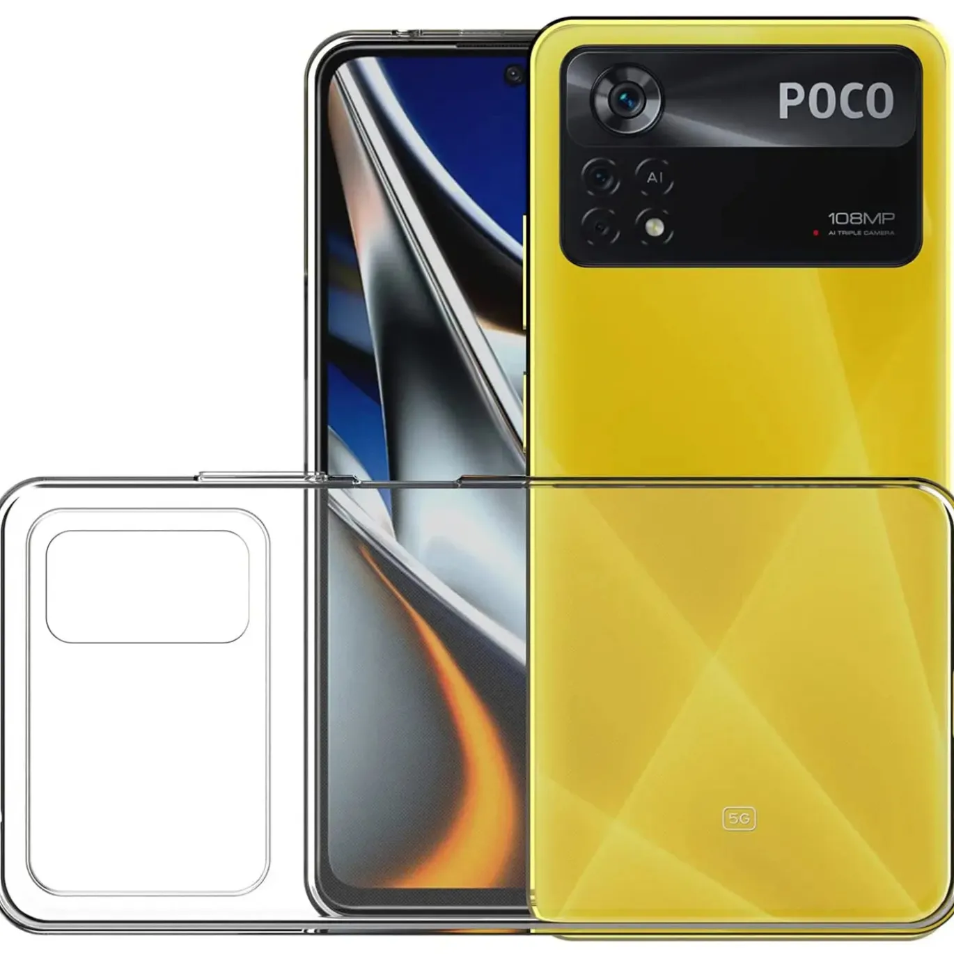 Xiaomi Poco X4 Pro 5G - Slim Clear Case Hülle
