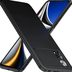 Xiaomi Poco X4 Pro 5G - Slim Silikon Backcover Schwarz