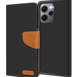 Xiaomi Redmi 12 - Jeanslook Klapphülle mit Kartenfach