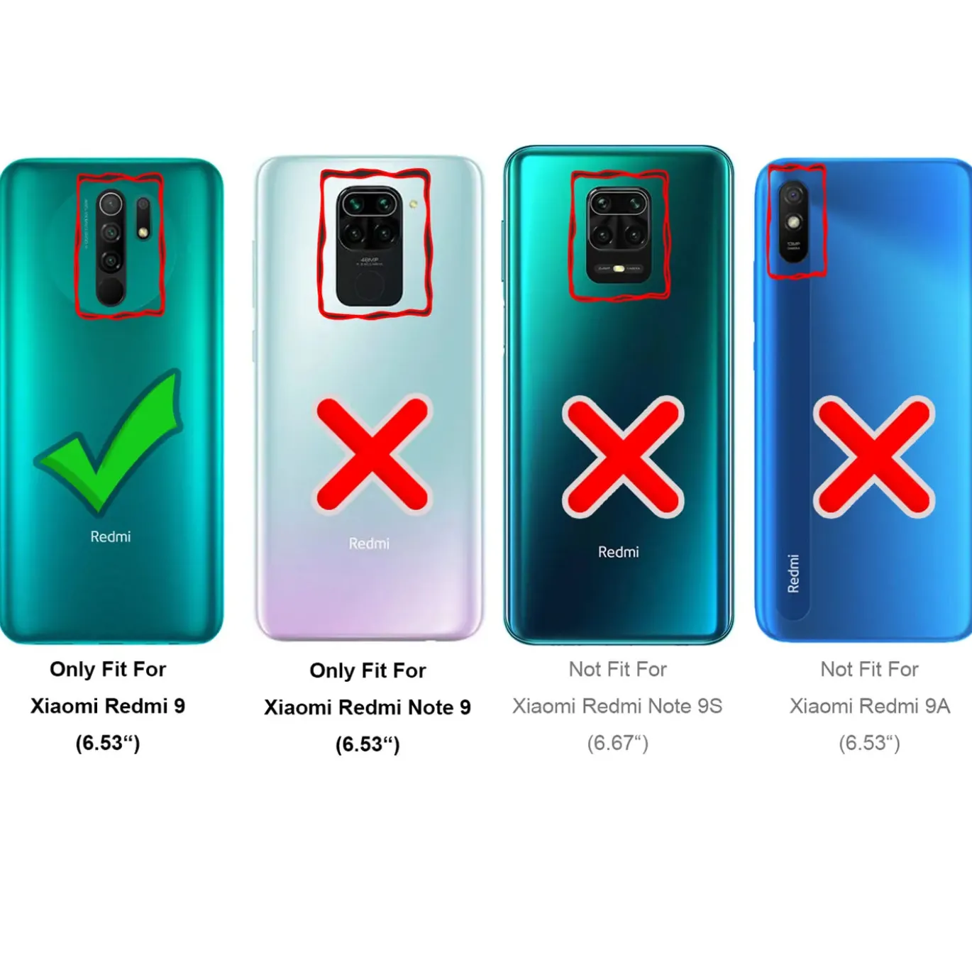 Xiaomi Redmi 9 - Slim Silikon Backcover Schwarz