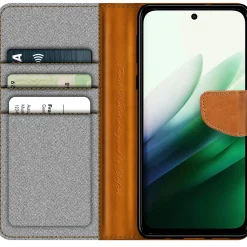 Xiaomi Redmi 15 4G/5G - Jeanslook Klapphülle mit Kartenfach