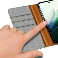 Xiaomi Redmi 15 4G/5G - Jeanslook Klapphülle mit Kartenfach
