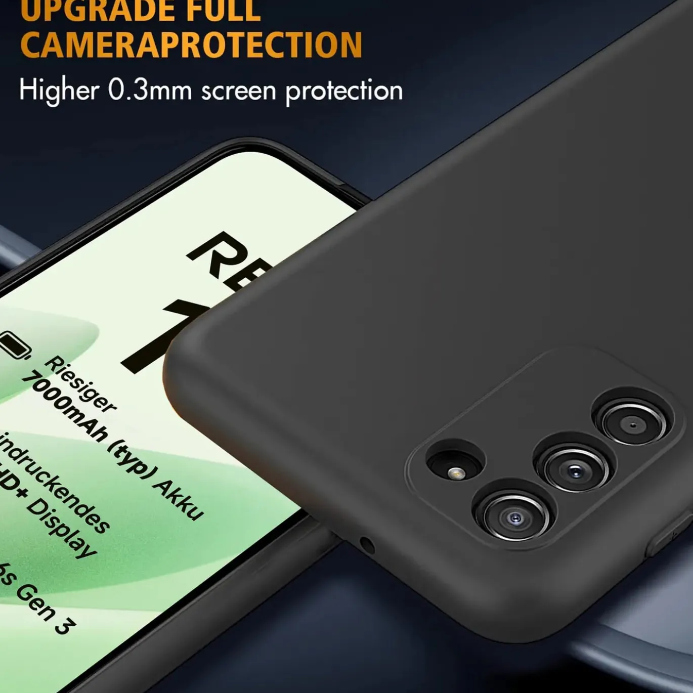 Xiaomi Redmi 15 4G/5G - Slim Silikon Backcover Schwarz